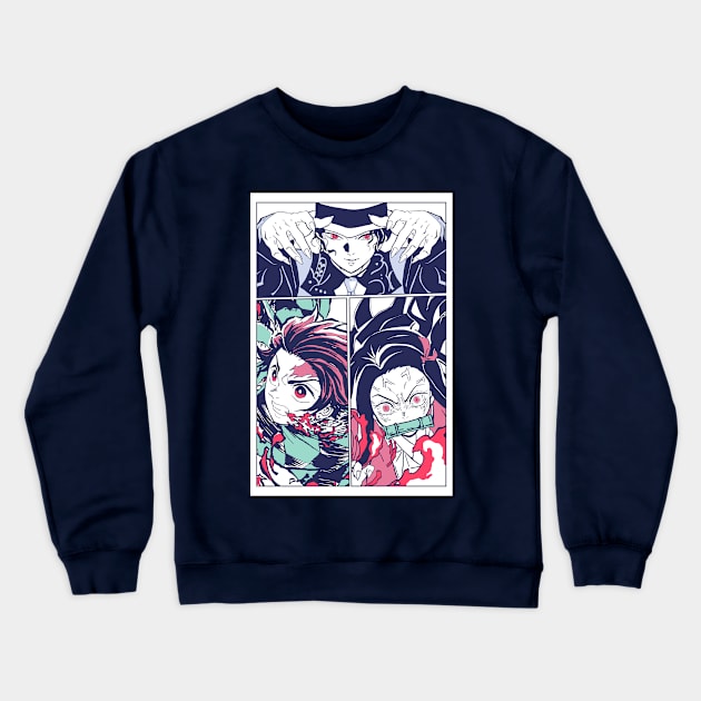 Defeat the demon Crewneck Sweatshirt by Jelly89